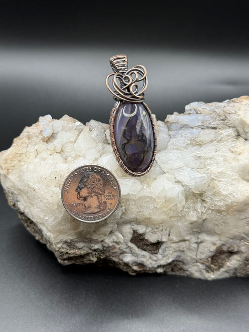 Burro Creek Agate Pendant