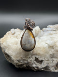 Southwest Washington Druzy Agate Pendant in Copper