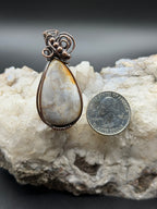 Southwest Washington Druzy Agate Pendant in Copper