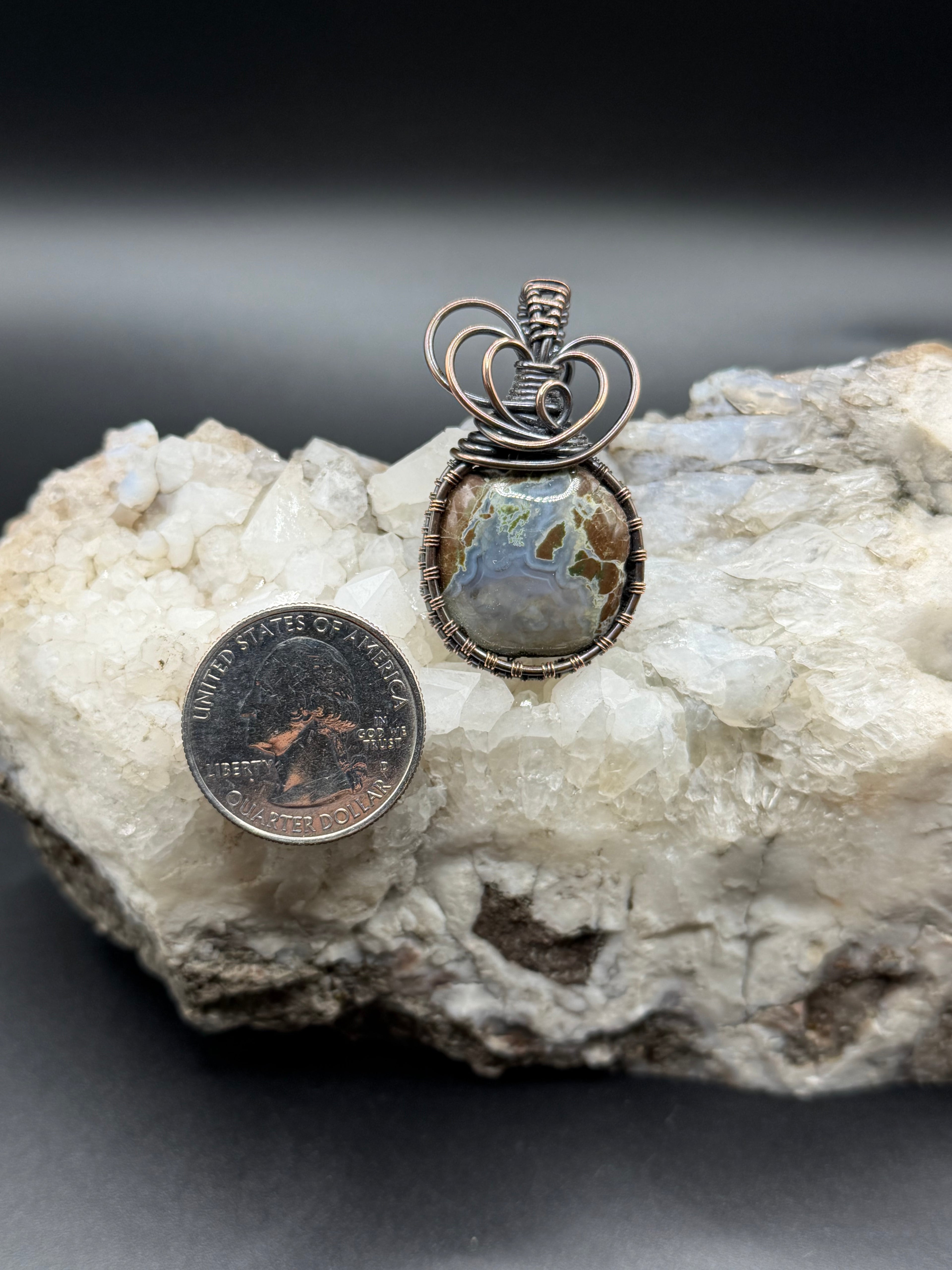 Crane Creek Oregon Thunderegg Pendant
