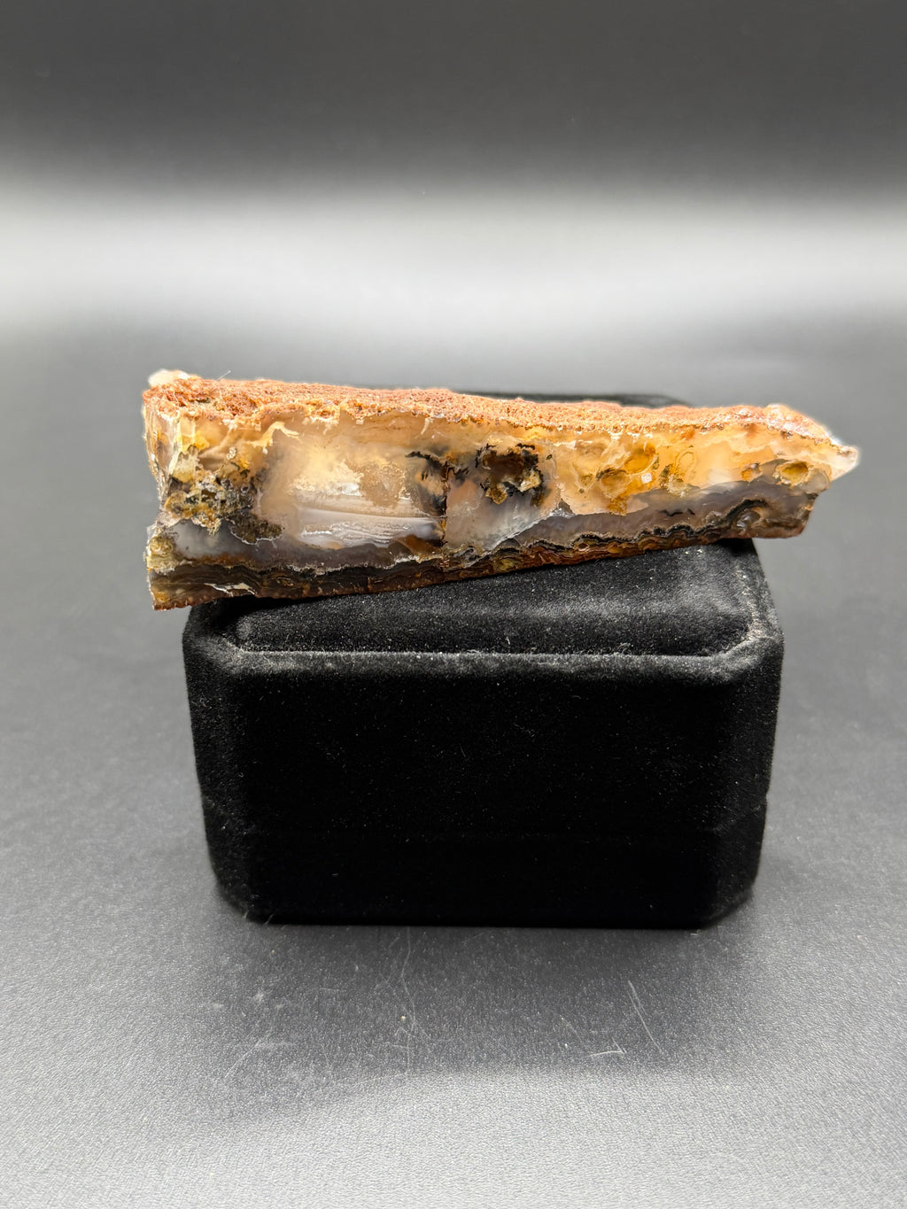 Graveyard Point Plume Agate Specimen Display Piece