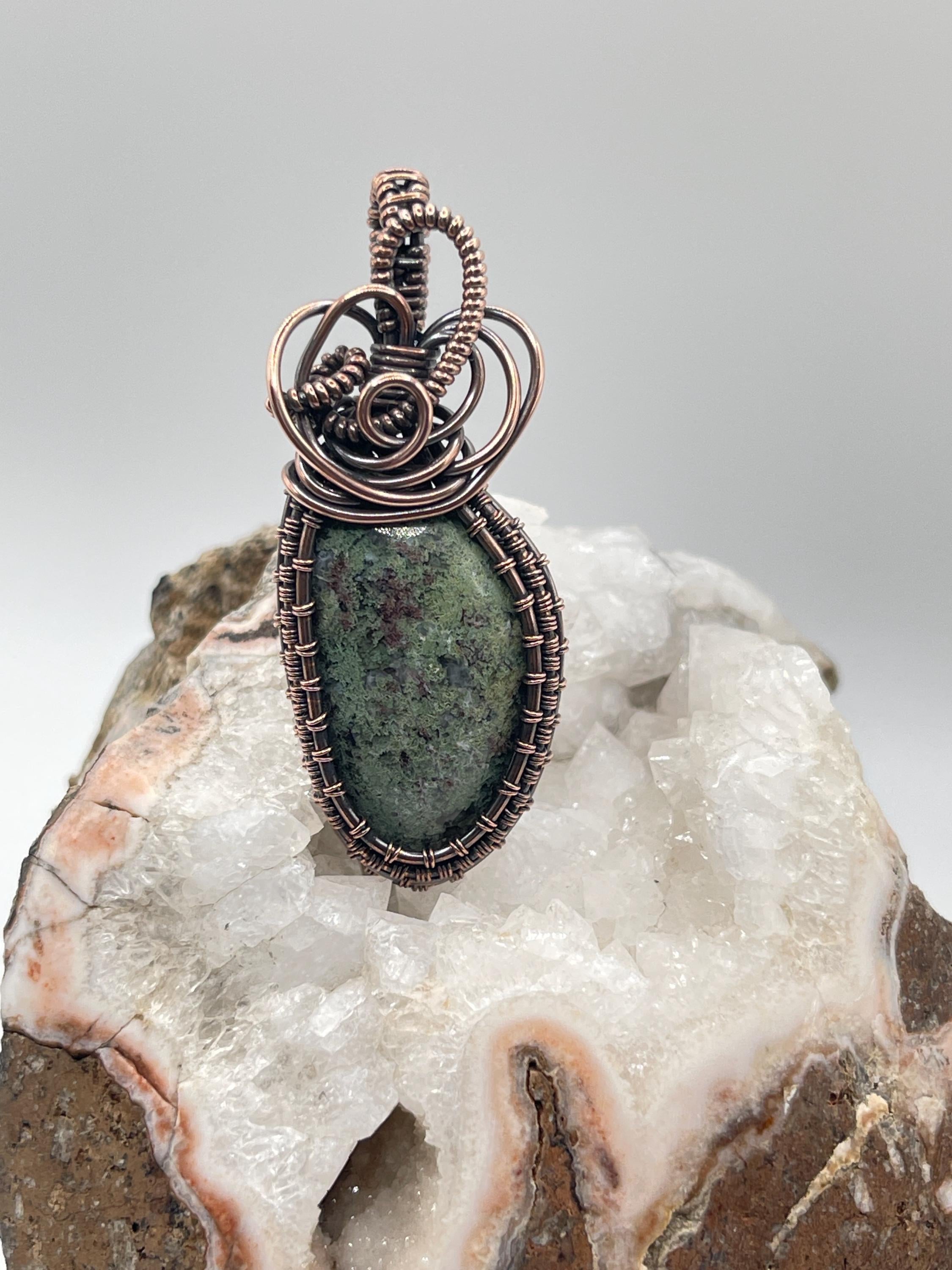 Hampton Butte Limbcast Wire Wrapped Pendant