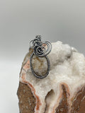 Southwest Washington Quartz Sterling Silver Wire Wrapped Pendant