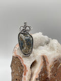 Southwest Washington Plume Agate Sterling Silver Wire Wrapped Pendant