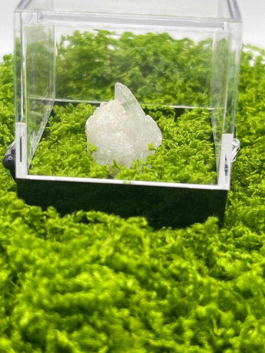 Timberwolf Mountain Druzy Quartz Specimen Display Box